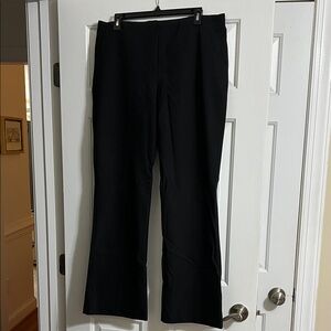 Rachel Zoe Pull On Stretch Waistband Wide Leg Business Dress Pants Size 12